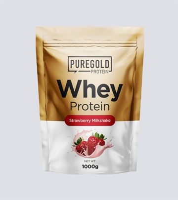 Whey Proteinpulver 1000 g Jordbær milkshake